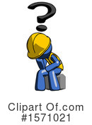 Blue Design Mascot Clipart #1571021 by Leo Blanchette
