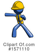 Blue Design Mascot Clipart #1571110 by Leo Blanchette