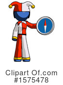 Blue Design Mascot Clipart #1575478 by Leo Blanchette
