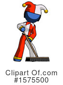 Blue Design Mascot Clipart #1575500 by Leo Blanchette