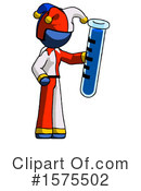 Blue Design Mascot Clipart #1575502 by Leo Blanchette