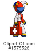 Blue Design Mascot Clipart #1575526 by Leo Blanchette