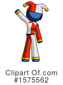 Blue Design Mascot Clipart #1575562 by Leo Blanchette