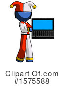 Blue Design Mascot Clipart #1575588 by Leo Blanchette