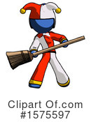 Blue Design Mascot Clipart #1575597 by Leo Blanchette