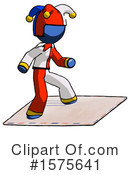 Blue Design Mascot Clipart #1575641 by Leo Blanchette