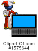 Blue Design Mascot Clipart #1575644 by Leo Blanchette