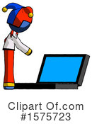 Blue Design Mascot Clipart #1575723 by Leo Blanchette
