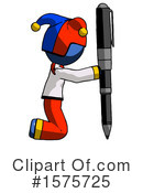 Blue Design Mascot Clipart #1575725 by Leo Blanchette
