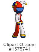 Blue Design Mascot Clipart #1575741 by Leo Blanchette