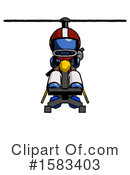 Blue Design Mascot Clipart #1583403 by Leo Blanchette