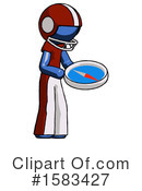 Blue Design Mascot Clipart #1583427 by Leo Blanchette
