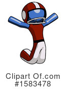 Blue Design Mascot Clipart #1583478 by Leo Blanchette