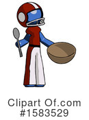 Blue Design Mascot Clipart #1583529 by Leo Blanchette