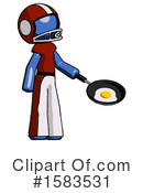 Blue Design Mascot Clipart #1583531 by Leo Blanchette