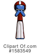 Blue Design Mascot Clipart #1583549 by Leo Blanchette