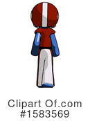 Blue Design Mascot Clipart #1583569 by Leo Blanchette