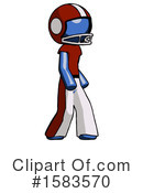Blue Design Mascot Clipart #1583570 by Leo Blanchette