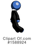 Blue Design Mascot Clipart #1588924 by Leo Blanchette