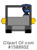 Blue Design Mascot Clipart #1588932 by Leo Blanchette