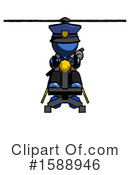 Blue Design Mascot Clipart #1588946 by Leo Blanchette