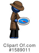 Blue Design Mascot Clipart #1589011 by Leo Blanchette