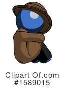 Blue Design Mascot Clipart #1589015 by Leo Blanchette