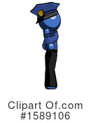 Blue Design Mascot Clipart #1589106 by Leo Blanchette