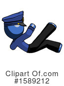 Blue Design Mascot Clipart #1589212 by Leo Blanchette