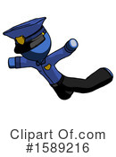 Blue Design Mascot Clipart #1589216 by Leo Blanchette