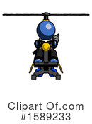 Blue Design Mascot Clipart #1589233 by Leo Blanchette