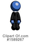 Blue Design Mascot Clipart #1589267 by Leo Blanchette