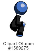 Blue Design Mascot Clipart #1589275 by Leo Blanchette