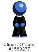 Blue Design Mascot Clipart #1589277 by Leo Blanchette