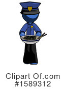 Blue Design Mascot Clipart #1589312 by Leo Blanchette