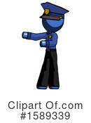 Blue Design Mascot Clipart #1589339 by Leo Blanchette