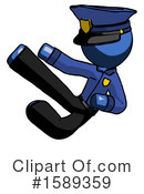 Blue Design Mascot Clipart #1589359 by Leo Blanchette