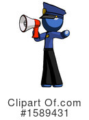 Blue Design Mascot Clipart #1589431 by Leo Blanchette