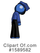 Blue Design Mascot Clipart #1589582 by Leo Blanchette