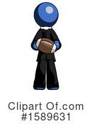 Blue Design Mascot Clipart #1589631 by Leo Blanchette