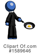 Blue Design Mascot Clipart #1589646 by Leo Blanchette