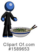 Blue Design Mascot Clipart #1589653 by Leo Blanchette