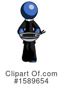 Blue Design Mascot Clipart #1589654 by Leo Blanchette
