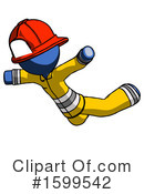 Blue Design Mascot Clipart #1599542 by Leo Blanchette