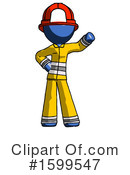 Blue Design Mascot Clipart #1599547 by Leo Blanchette