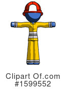 Blue Design Mascot Clipart #1599552 by Leo Blanchette