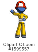 Blue Design Mascot Clipart #1599557 by Leo Blanchette
