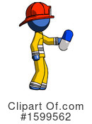 Blue Design Mascot Clipart #1599562 by Leo Blanchette
