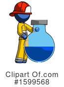 Blue Design Mascot Clipart #1599568 by Leo Blanchette