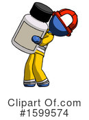 Blue Design Mascot Clipart #1599574 by Leo Blanchette